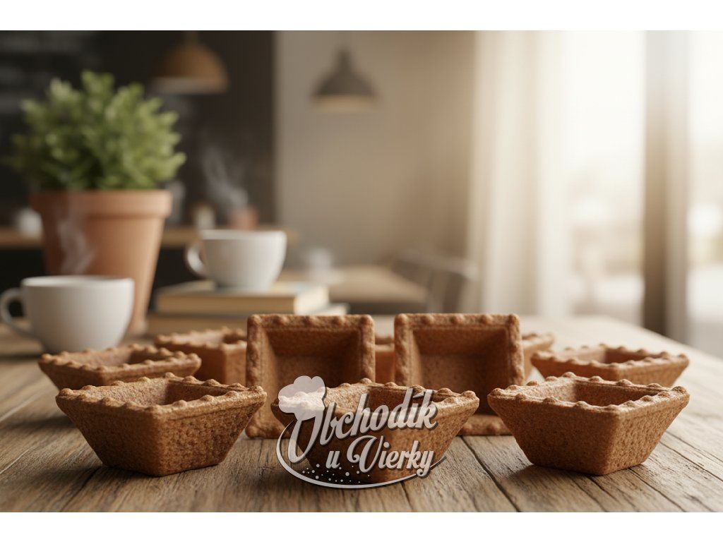 Bezlepkové kakaové tartaletky