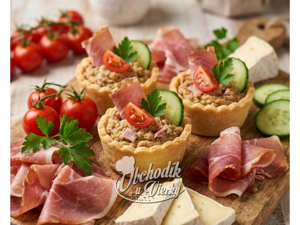 Detailný pohľad na hotové tartaletky